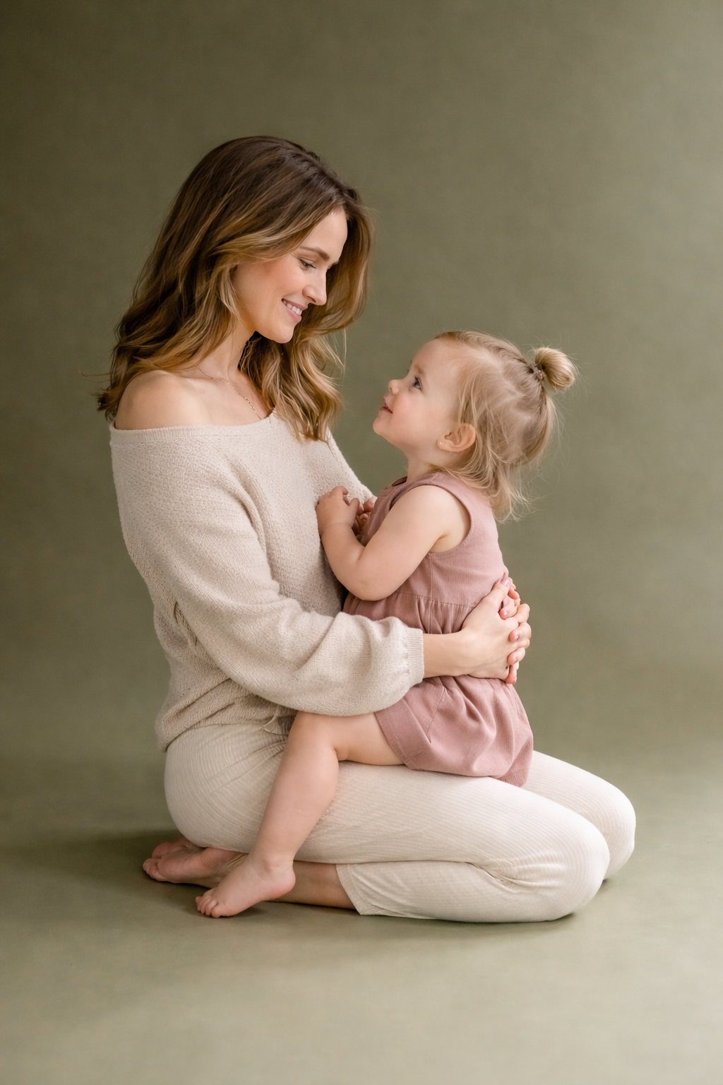 peaceful home with sleeping child